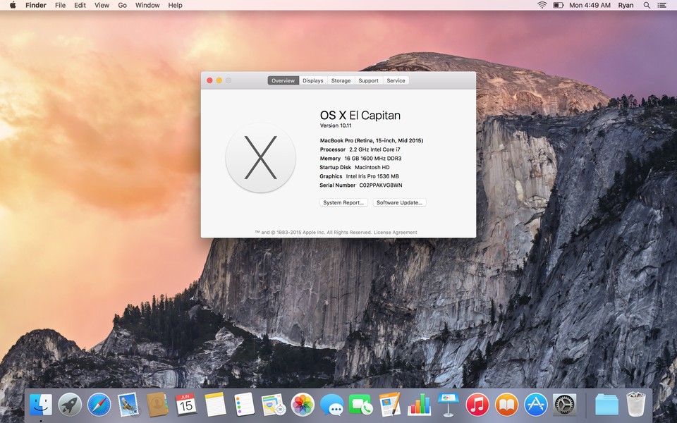 Mac os x el capitan 10.11.6 installer dmg download